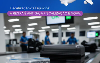 Aeroporto de Guarulhos: fiscalização de líquidos na bagagem de mão