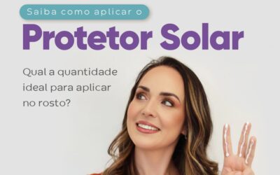 Dúvida de quanto protetor solar aplicar no rosto?